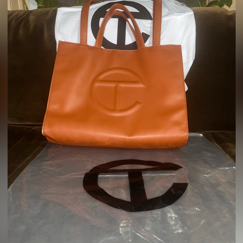 Medium Tan Telfar bag
